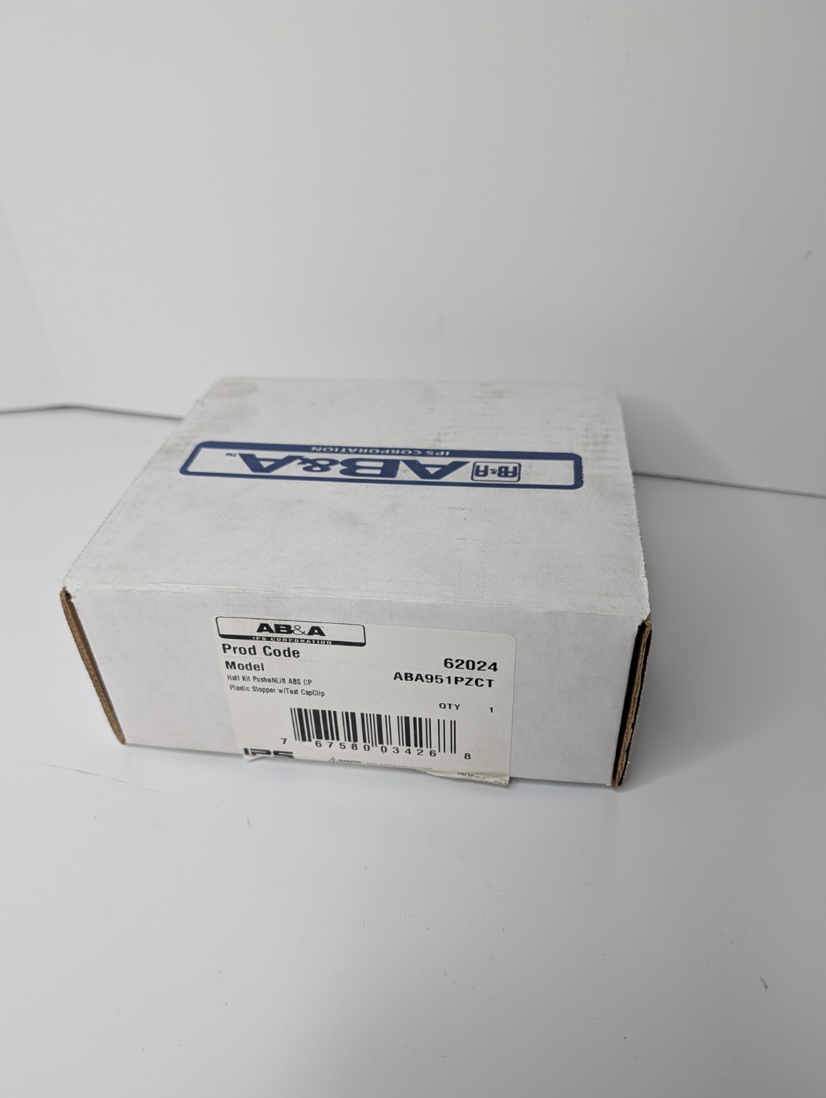 AB A62024 1/2" Plastic Push-Pull Drain Chrome, ABS Plastic