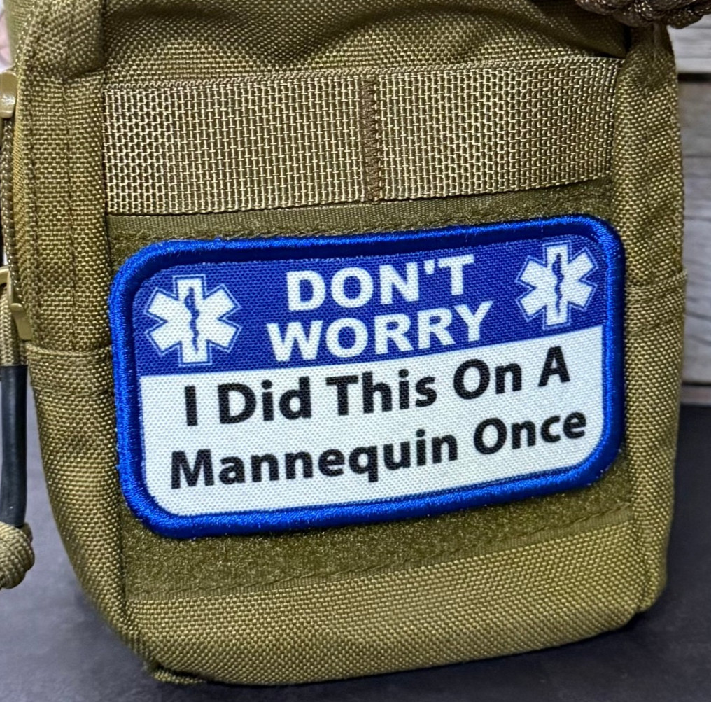 Funny Medic Morale Patch, 2.25" X 4" Paramedic Nurse | VELCRO® Brand Fastener