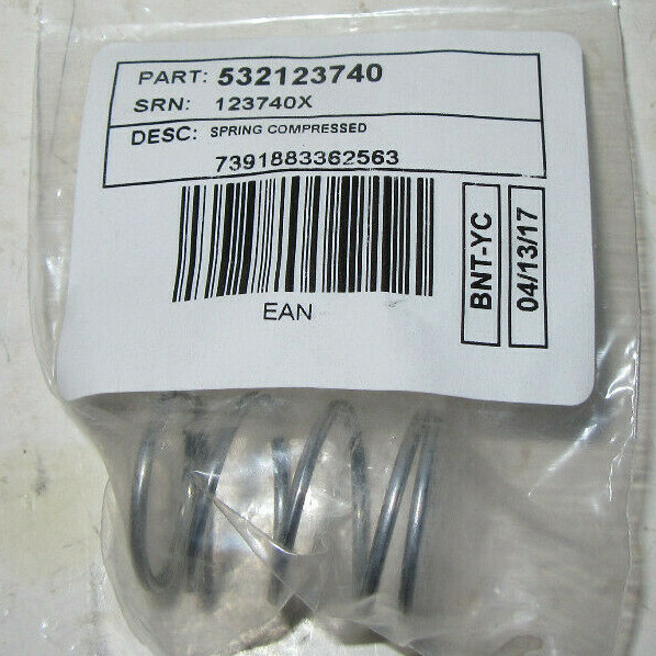 GENUINE Husqvarna 532123740 Compression Spring Genuine OEM part
