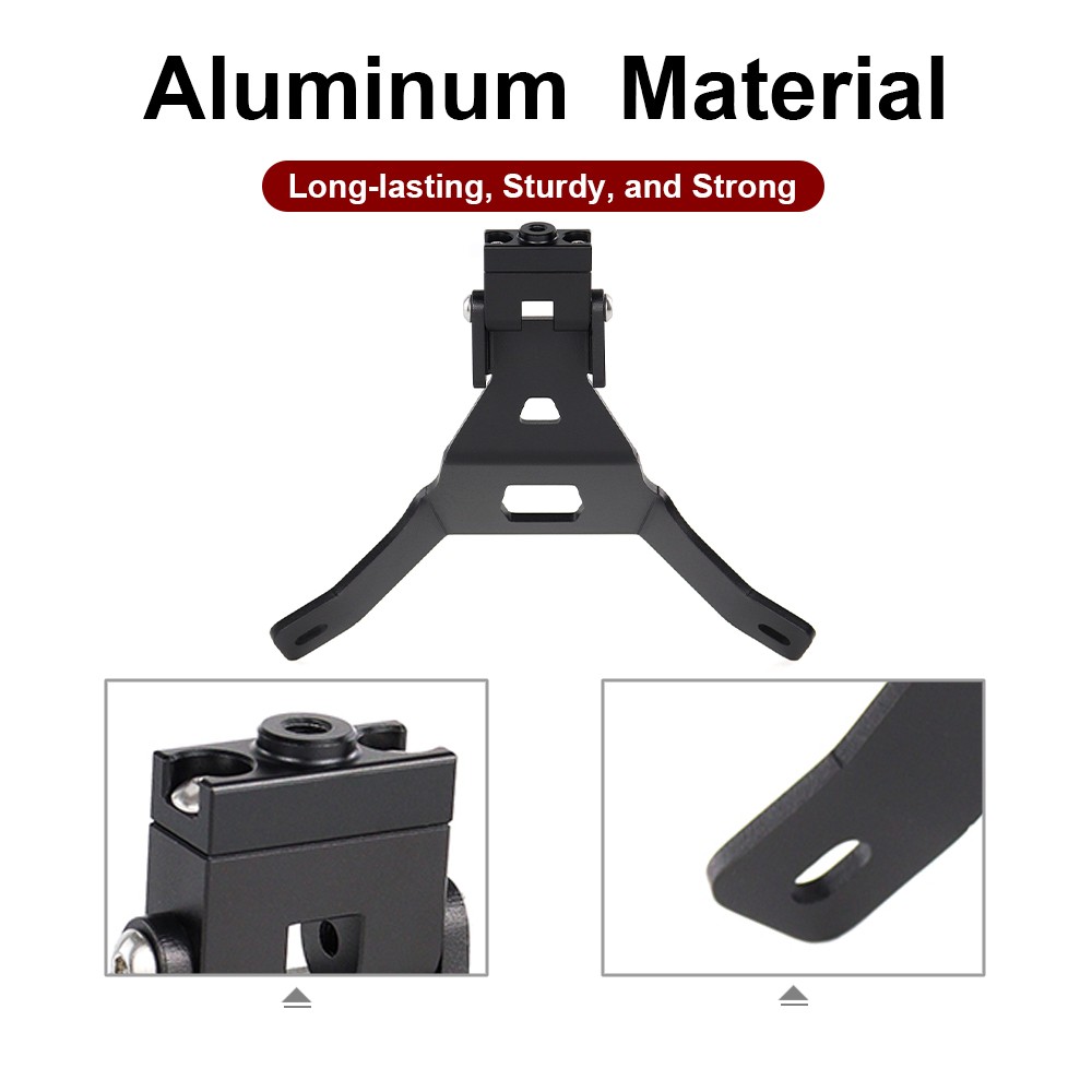 Aluminum GPS Cell Phone Mounting Support Black Fit For YAMAHA MT03 2022-2024