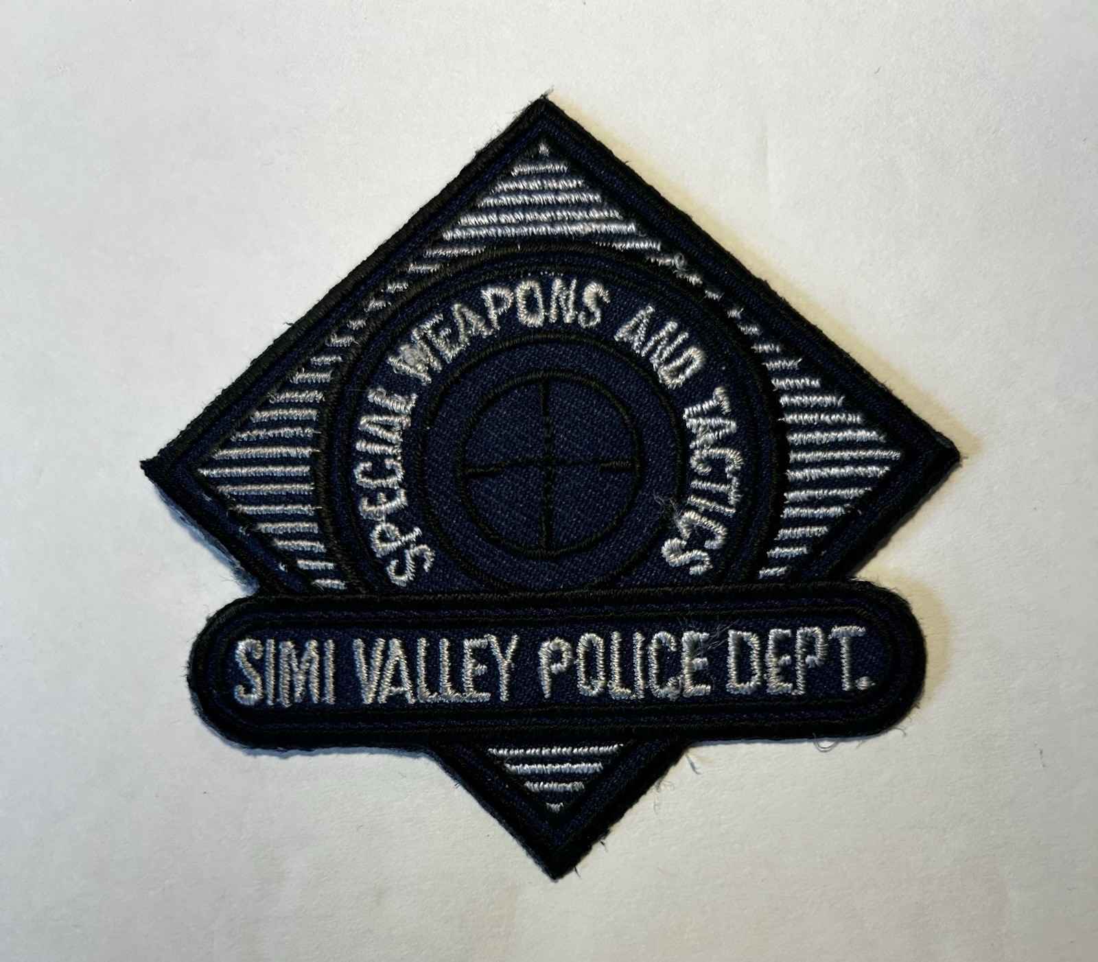 CALIFORNIA SIMI VALLEY POLICE DEPT PATCH SUBDUED SWAT VENTURA COUNTY #PDD34