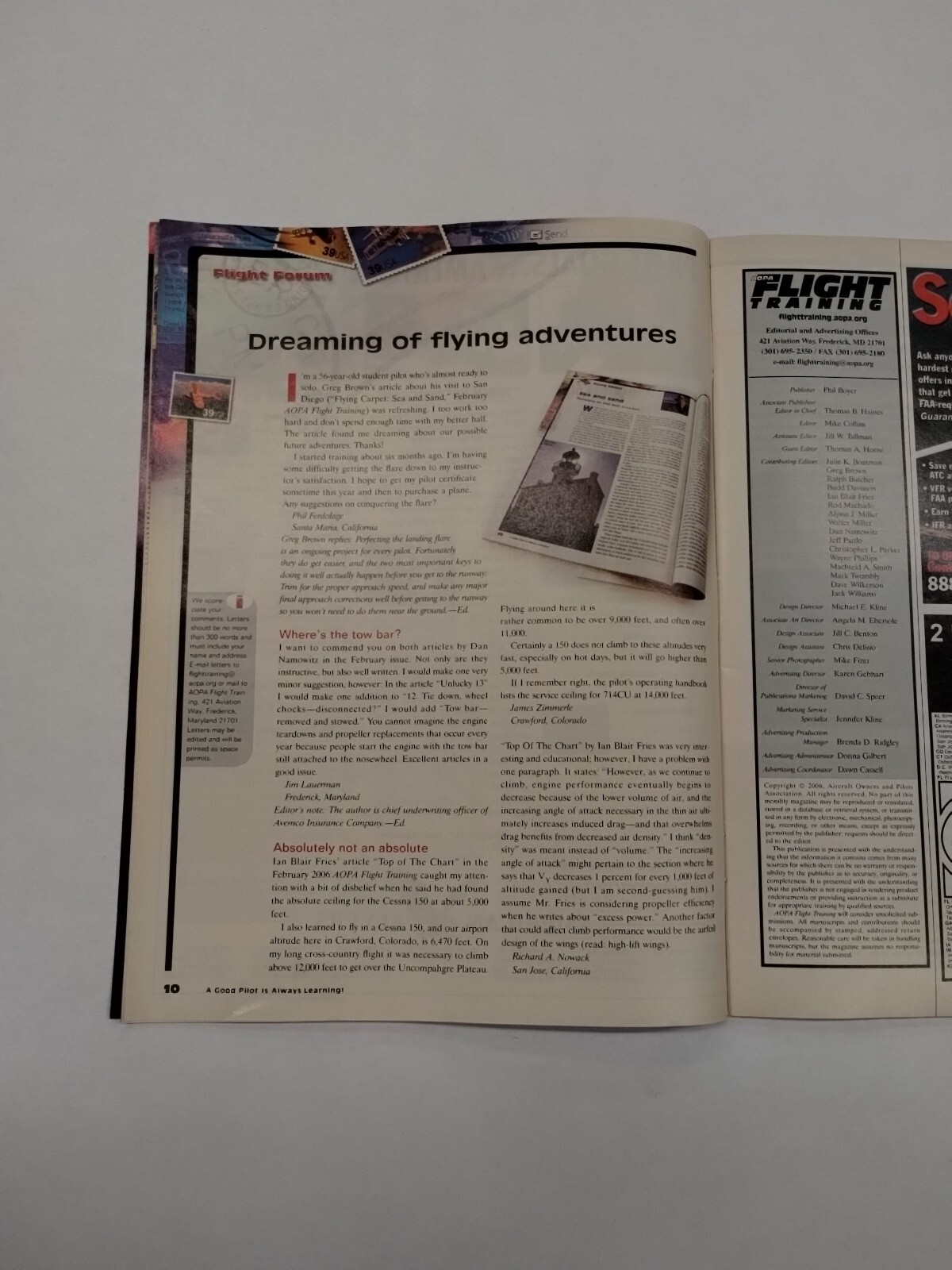 AOPA Flight Training Magazine April 2006-Original