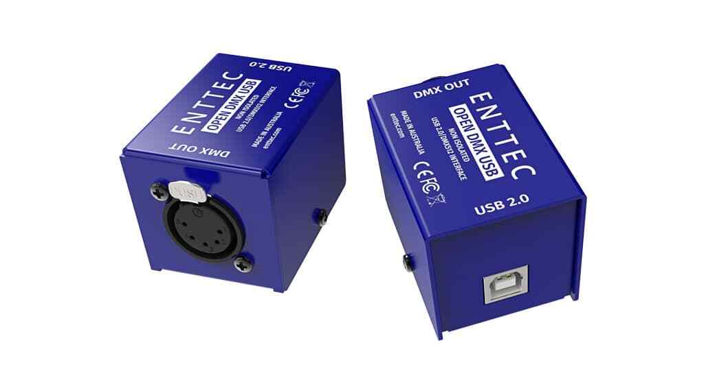 Enttec Open DMX USB 70303, 1 Universe Lighting Interface -Entry Level [Open Box]