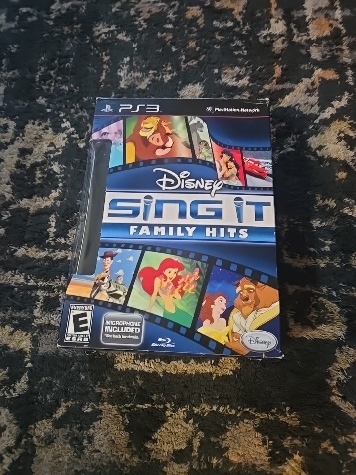 Disney Sing It Family Hits for PS3  with Logitech Microphone