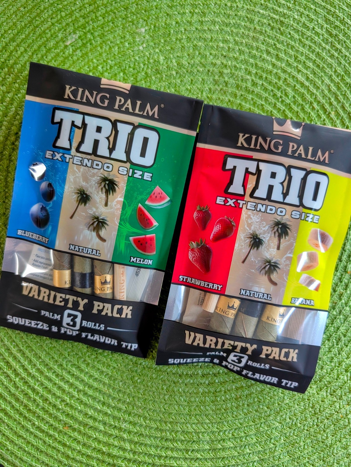 King Palm Trio Extendo Size  2 packs(3 Rolls)