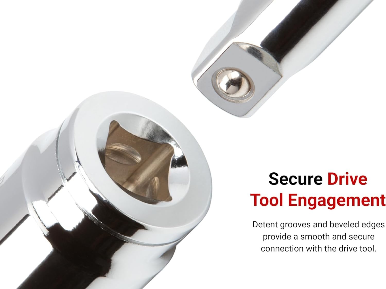 1/2 Inch Drive 3/4 Inch Deep Socket with Large Markings for Easy Visibility