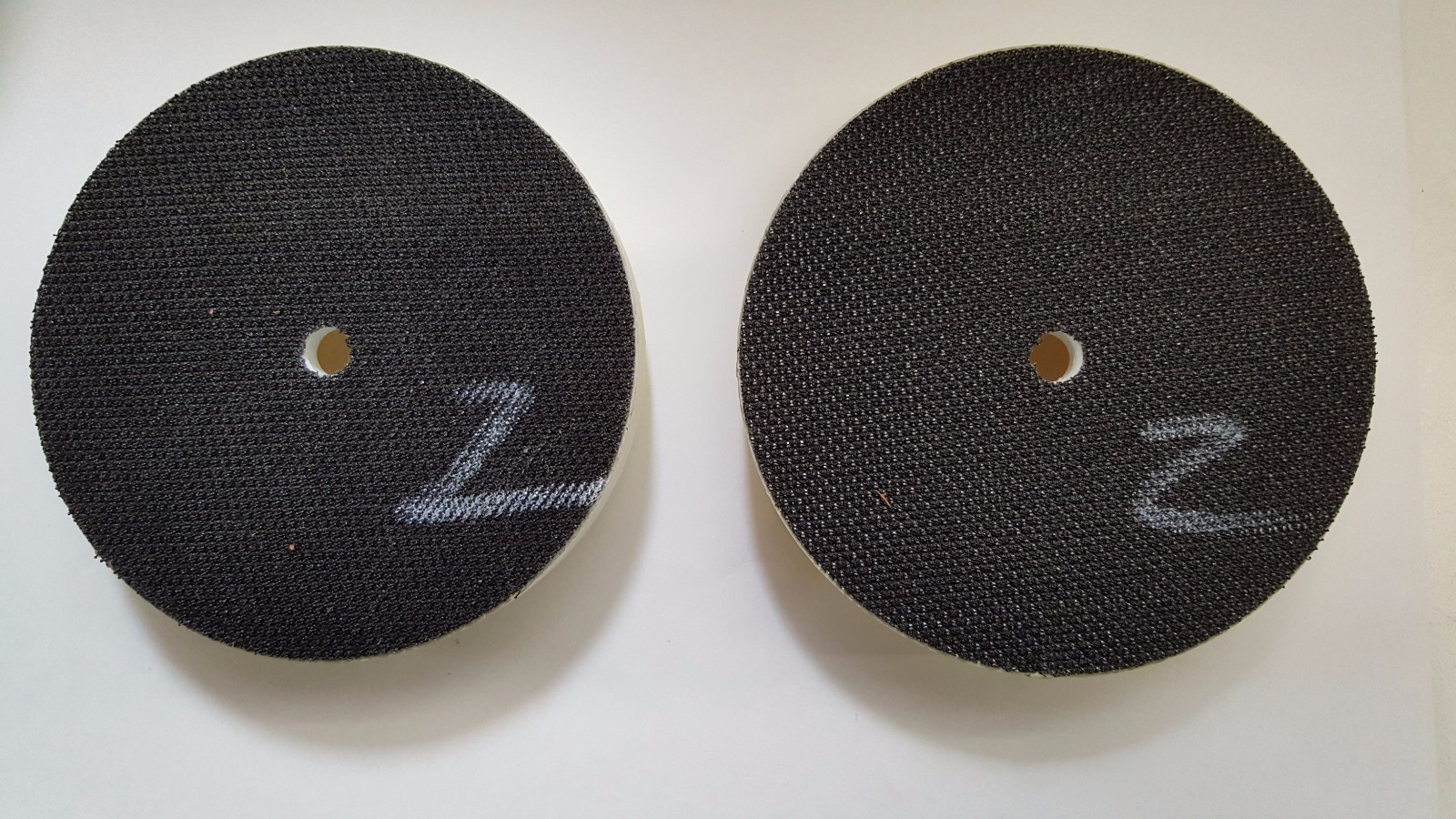 Snail Lock Type Hook and Loop Backing Pads 4", 2 pcs.