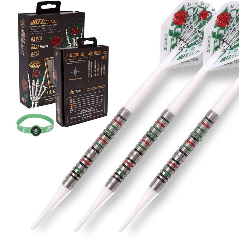Cuesoul Jazz-Metal 19G Soft Tip Darts Pencil Shape