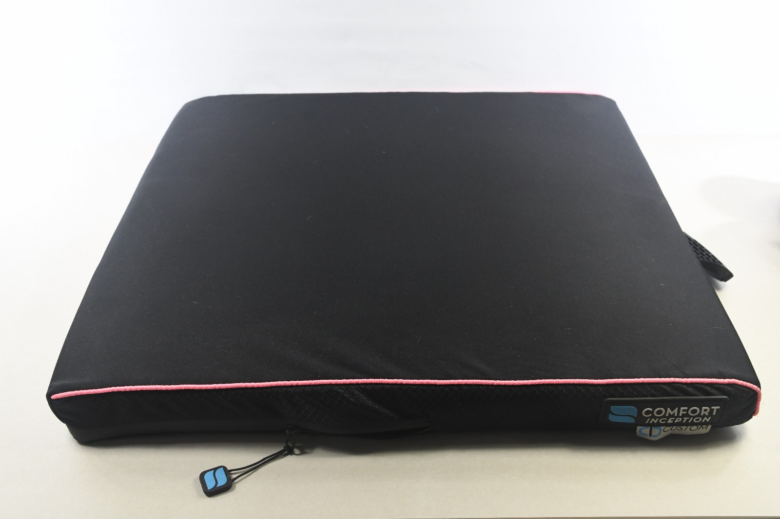 Pink Permobil Wheelchair Seat Cushion Size: 21" x21", Comfort Curve c-c 21W22D