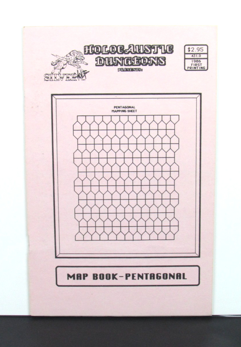 Silverwolf Comics Holocaustic Dungeons RPG Pentagonal Map Book NM