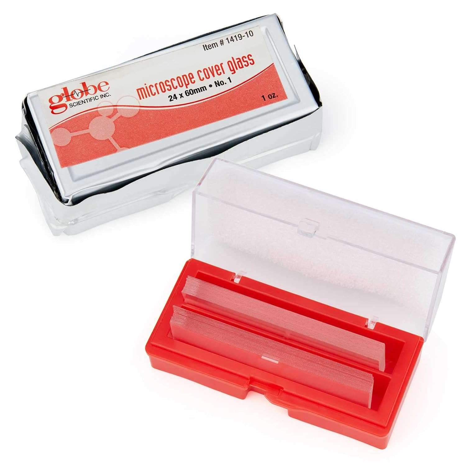 1419-10 Cover Glass, 24 x 60mm, No. 1 Thickness (Case of 10)