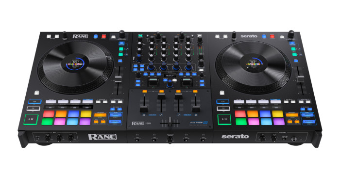 Rane FOUR | 4‑Deck Stems DJ Controller | Performance Pads & OLED Display