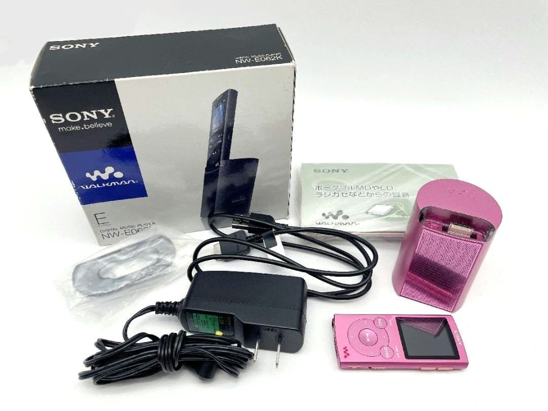 Sony NW-E062K Portable Player Walkman Pink Speaker