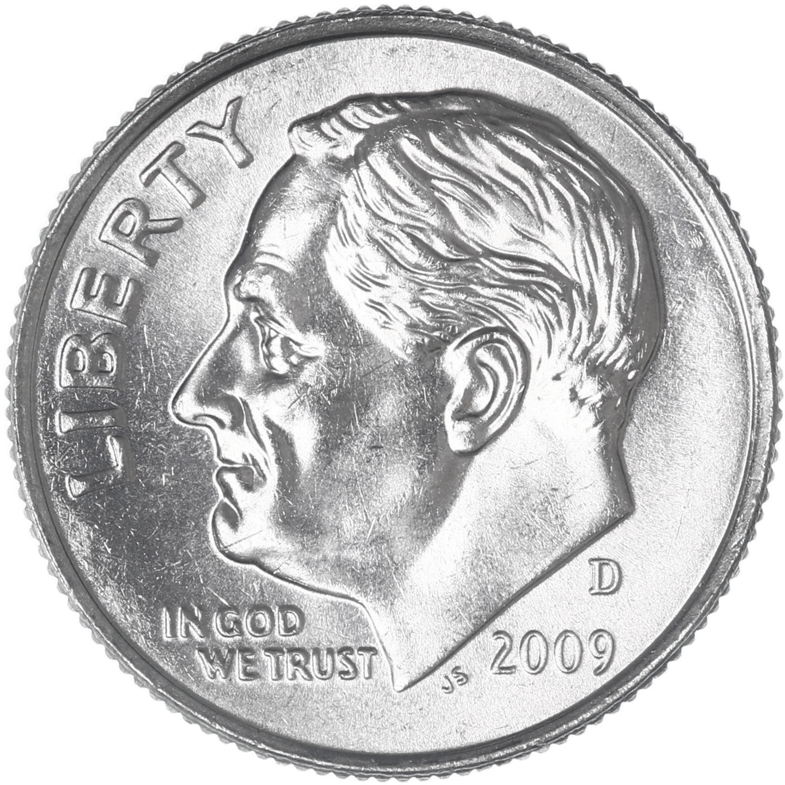2009 D Roosevelt Dime Gem BU US Coin