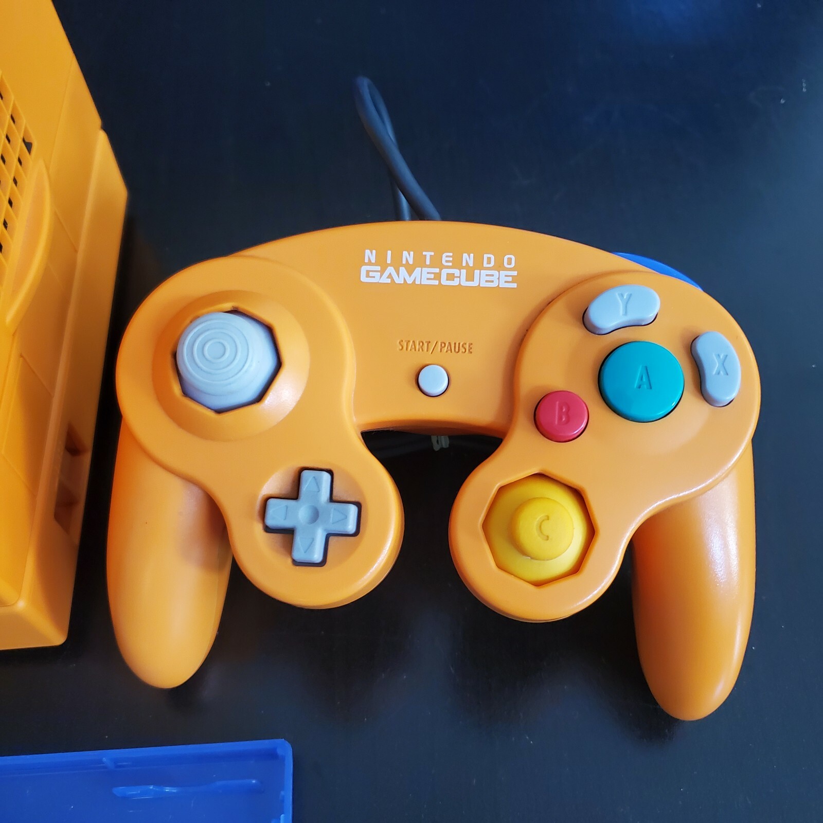 Nintendo Spice Orange Gamecube, Region Switch, Gameboy Player and Disk
