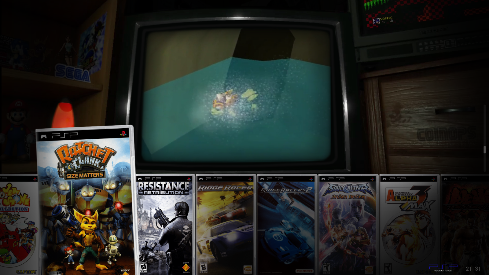 Retro-games system