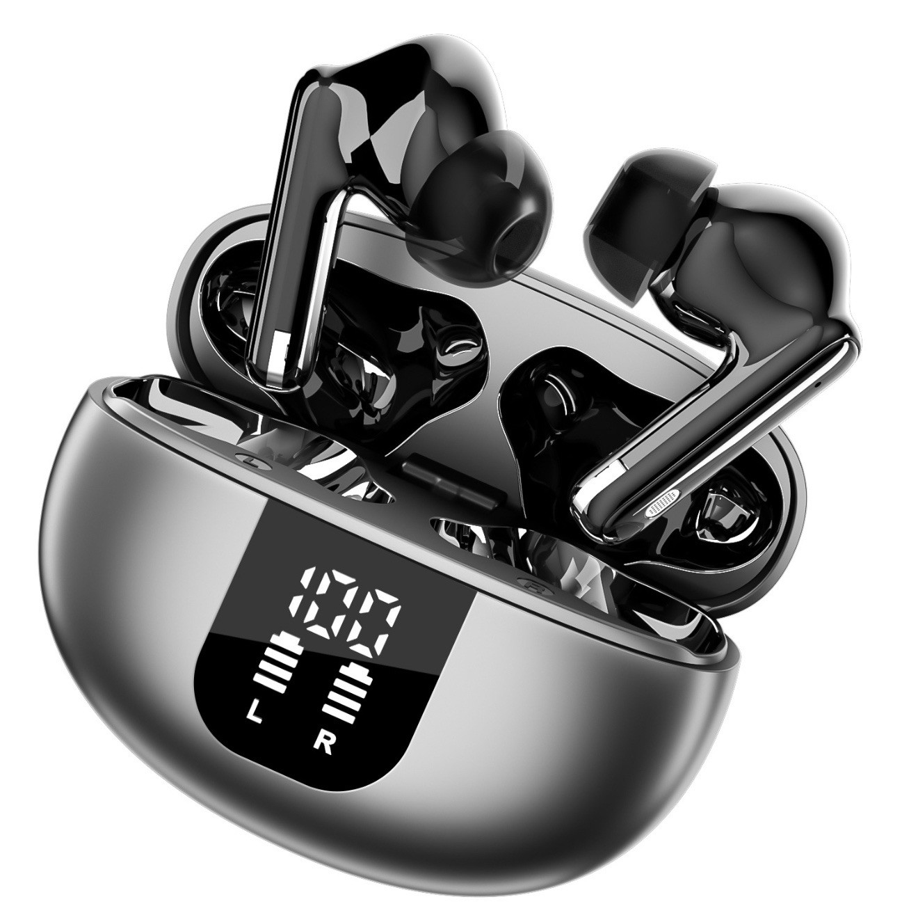 2025 Bluetooth Earbuds Translator ANC Mic Compatible w/ iPhone 15 Galaxy