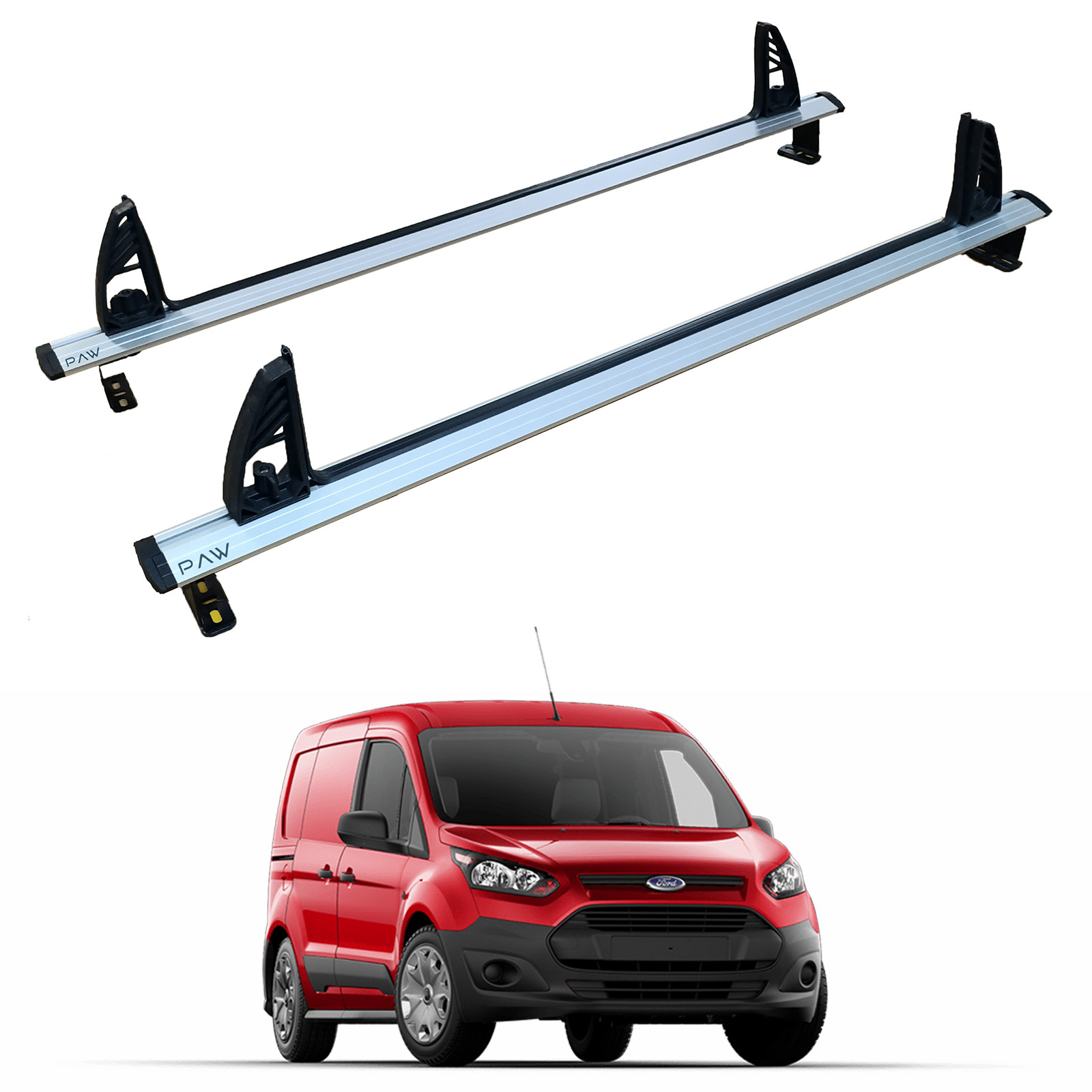 For Ford Transit Connect (2013-2023) Ladder Roof Rack Carrier Cross Bars Aluminu