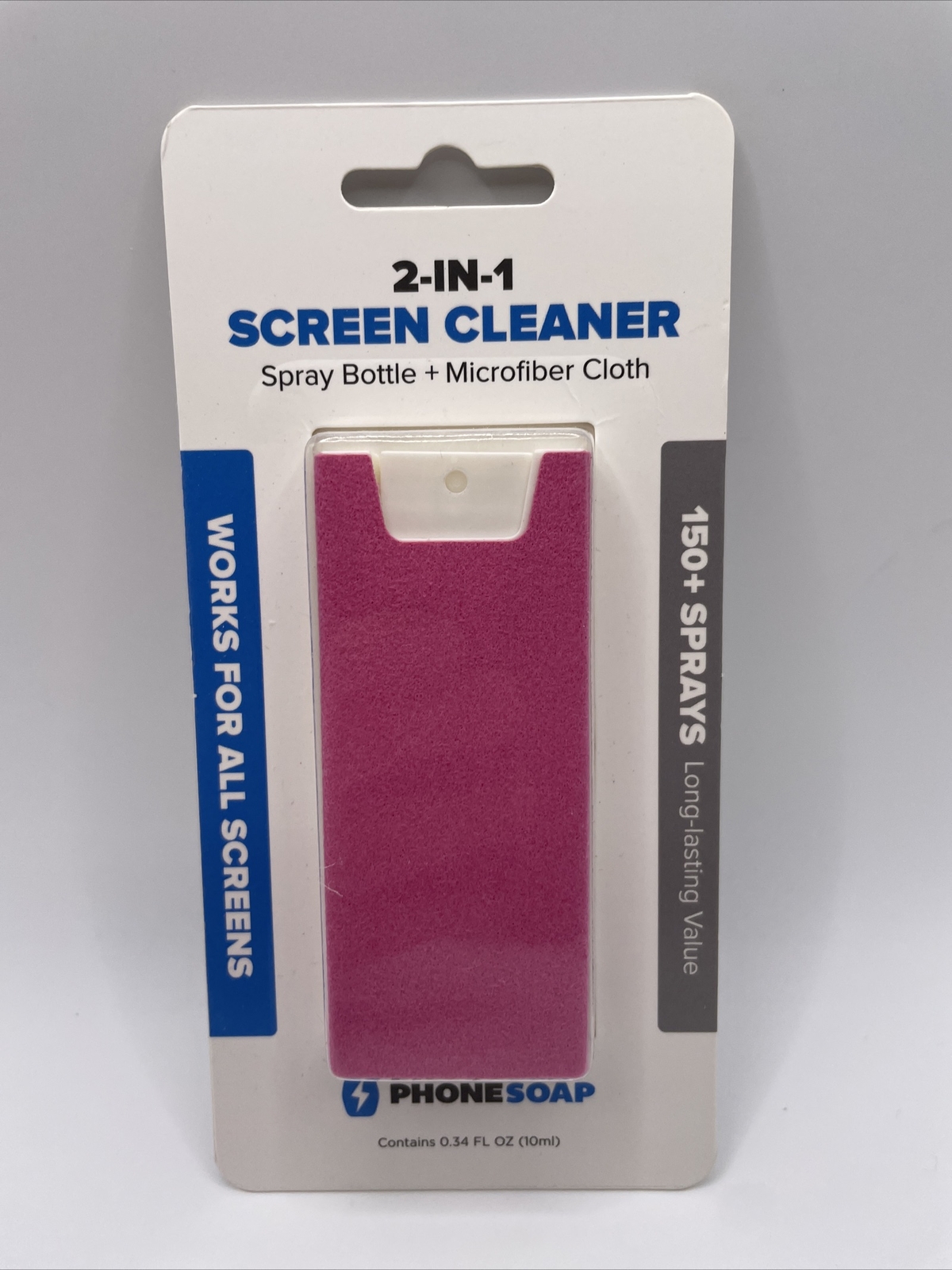 Phone Soap 2-In-1 Screen Cleaner - Works on All Screens Pink New Sealed!