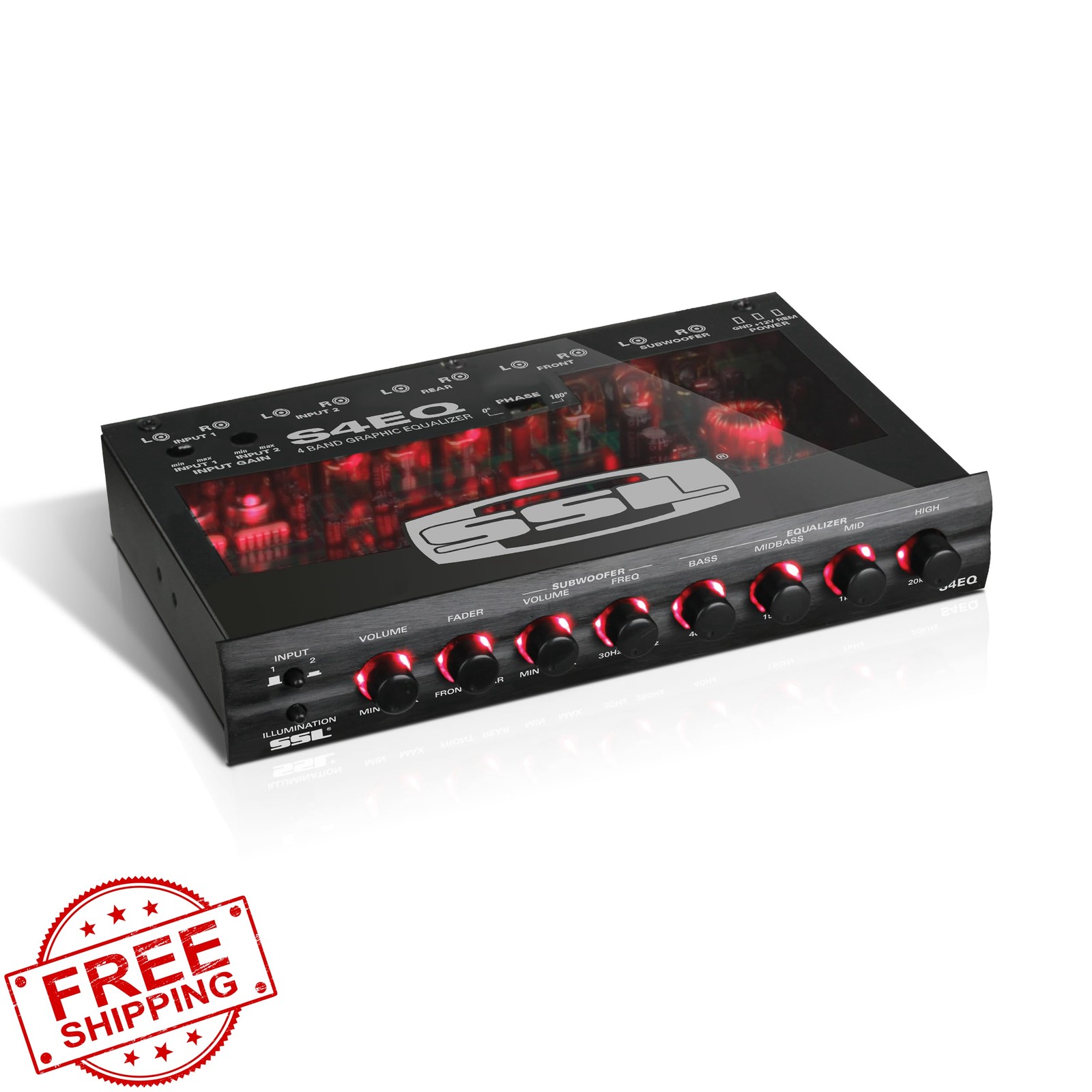 Sound Storm S4EQ 4 Band Car Equalizer