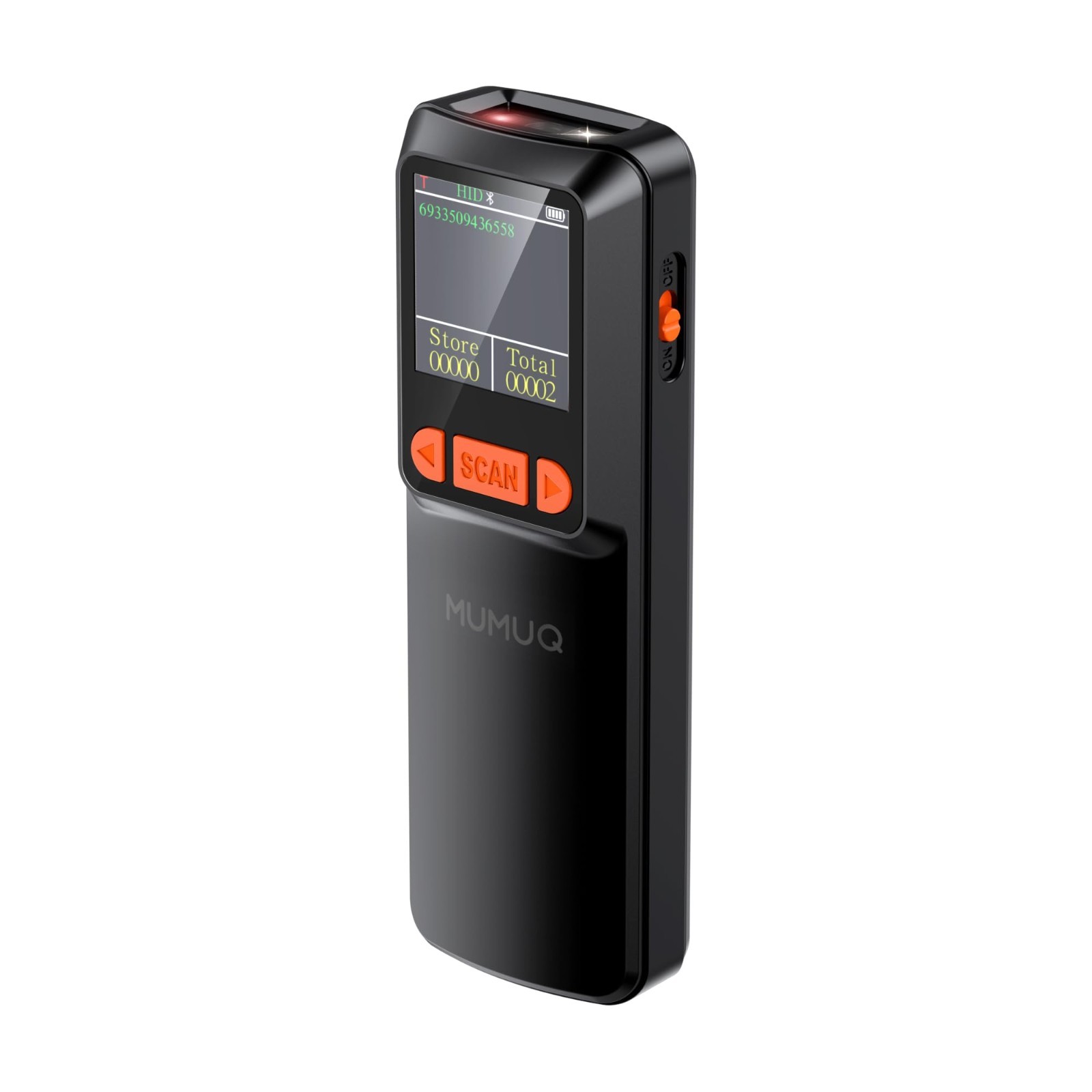 MUMUQ Wireless Barcode Scanner Mini Bluetooth 1d 2d ABS+PC IOS Tablet led CMOS