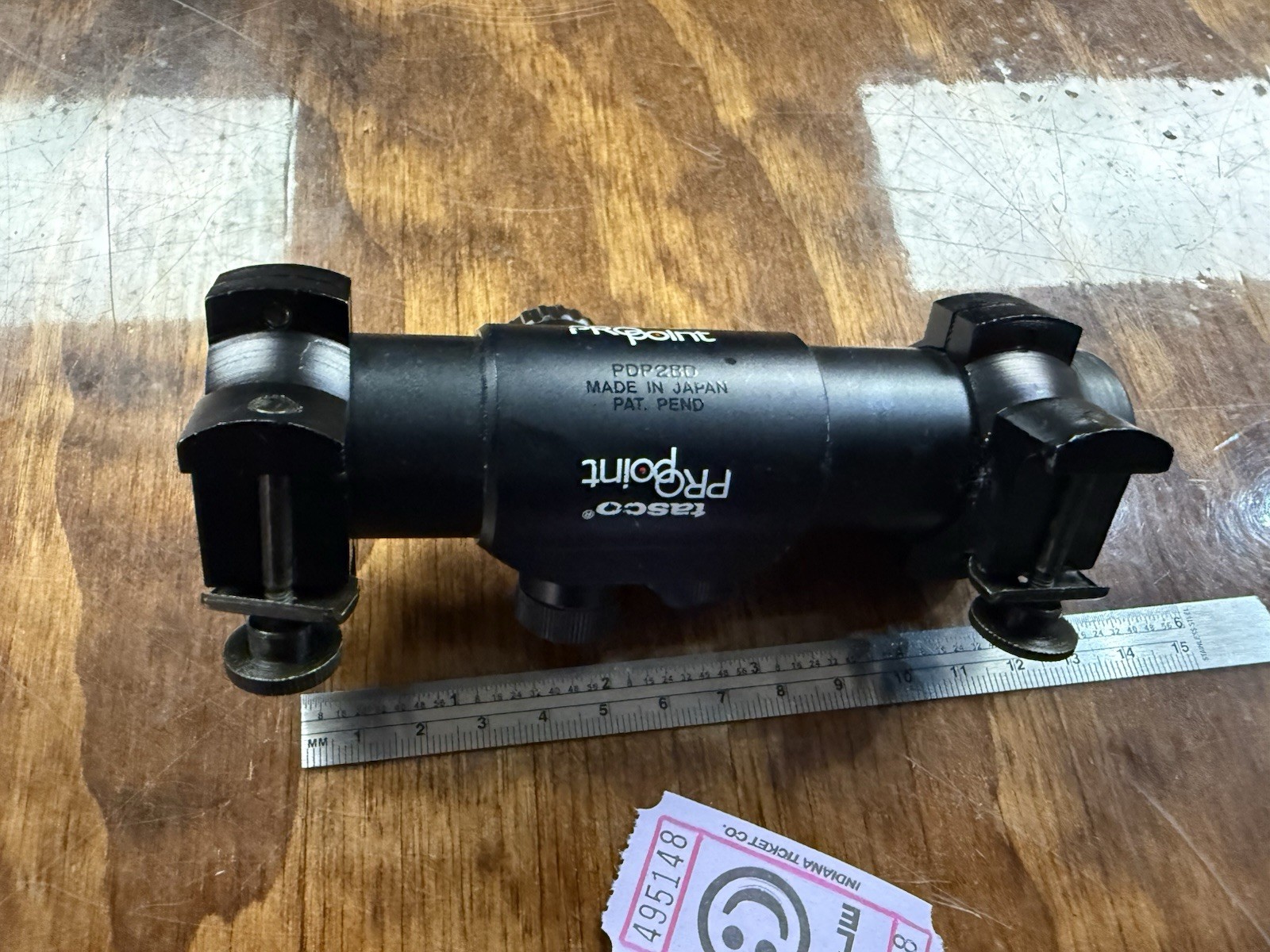 Tasco PDP2 Pro Point Red Dot Sight Scope PDP2BD With Rings
