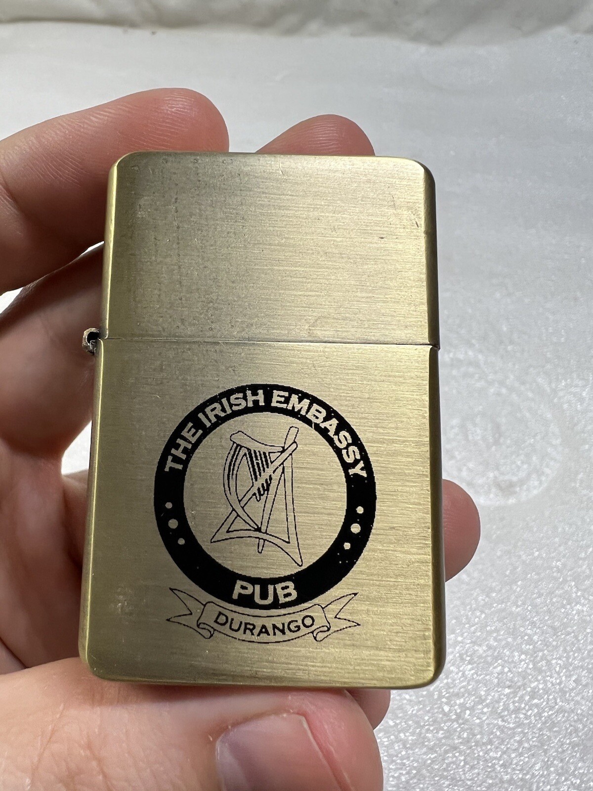 Touchlite Vintage Lighter Rare The Irish Embassy Pub Durango