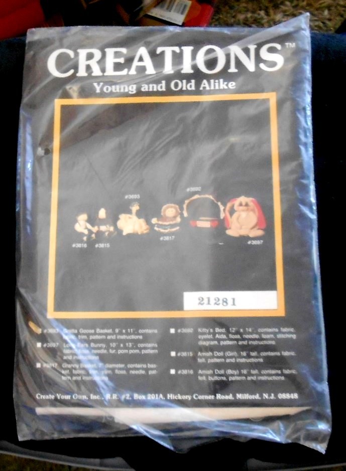 Creations Young and Old Alike #3693 GRETA GOOSE BASKET Sewing Kit  - New