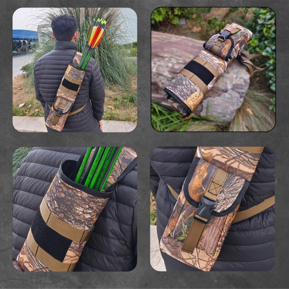 Archery Multi-Function Arrow Quiver - Portable Outdoor Storage Bag, Dedicated fo