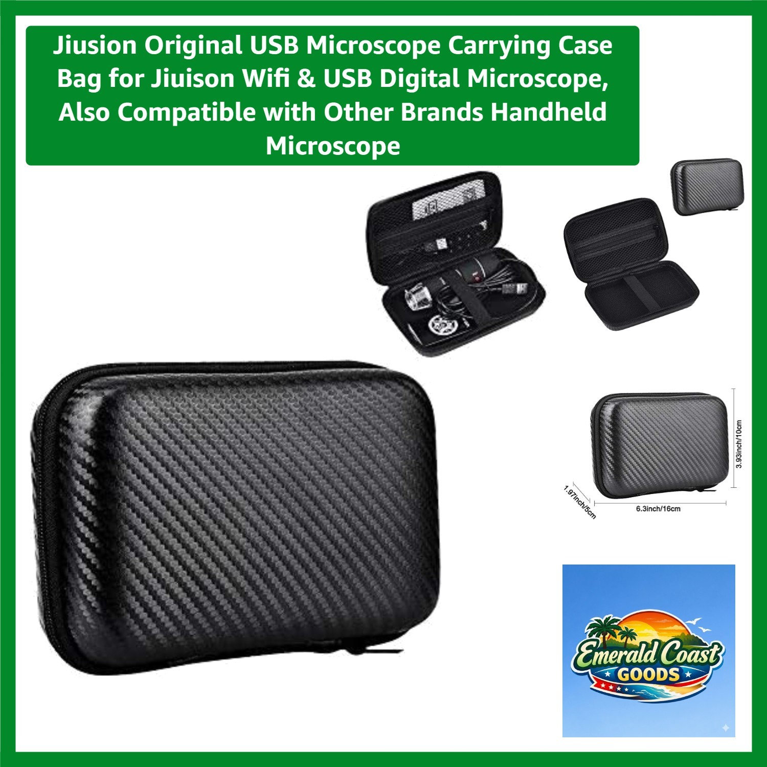 Elegant Waterproof USB Microscope Carrying Case – Compact & Stylish Design