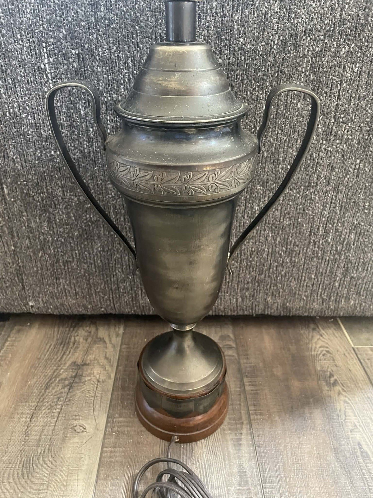 Curry & Company Championship Golf Trophy Lamp