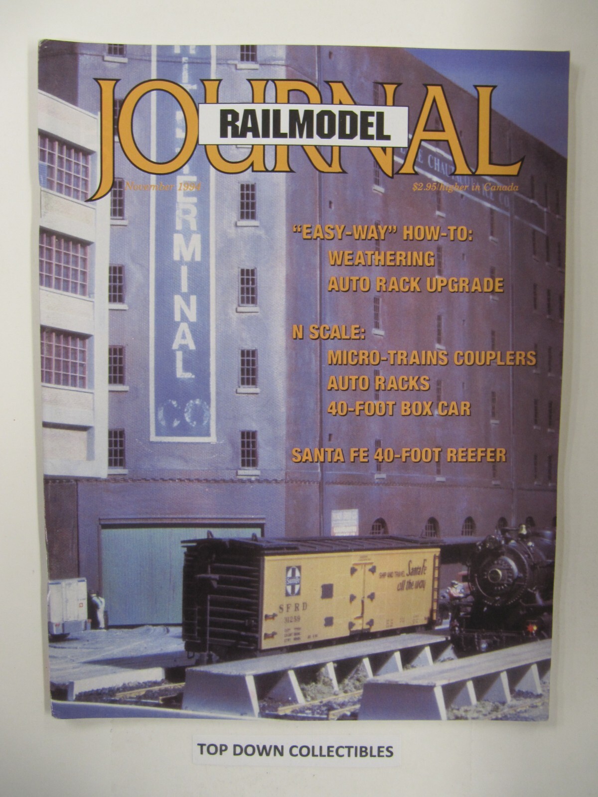 Railmodel Journal  November 1994  Weathering Auto Rack Upgrade
