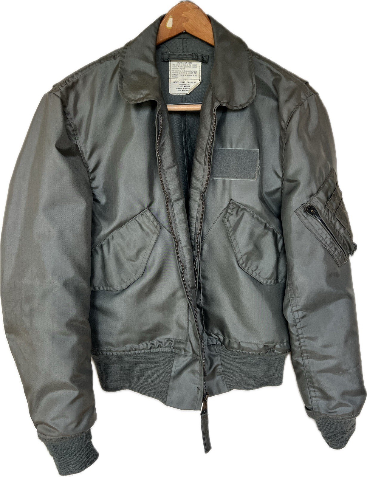 1980 Alpha Army Flyers Jacket CWU-36P Size M