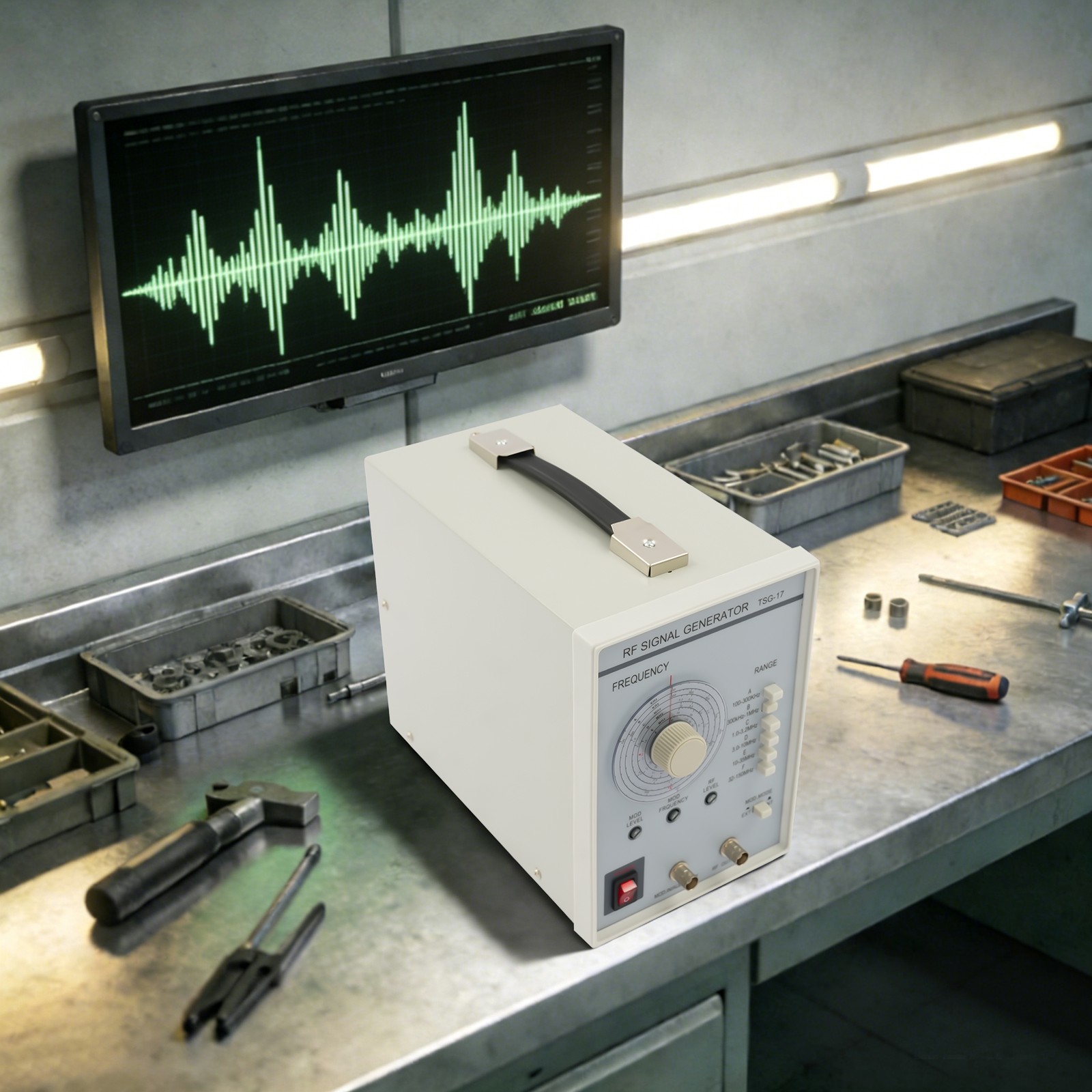 TSG-17 Signal Generator 100kHz-150MHZ RF/AM Radio Frequency Signal Generator US