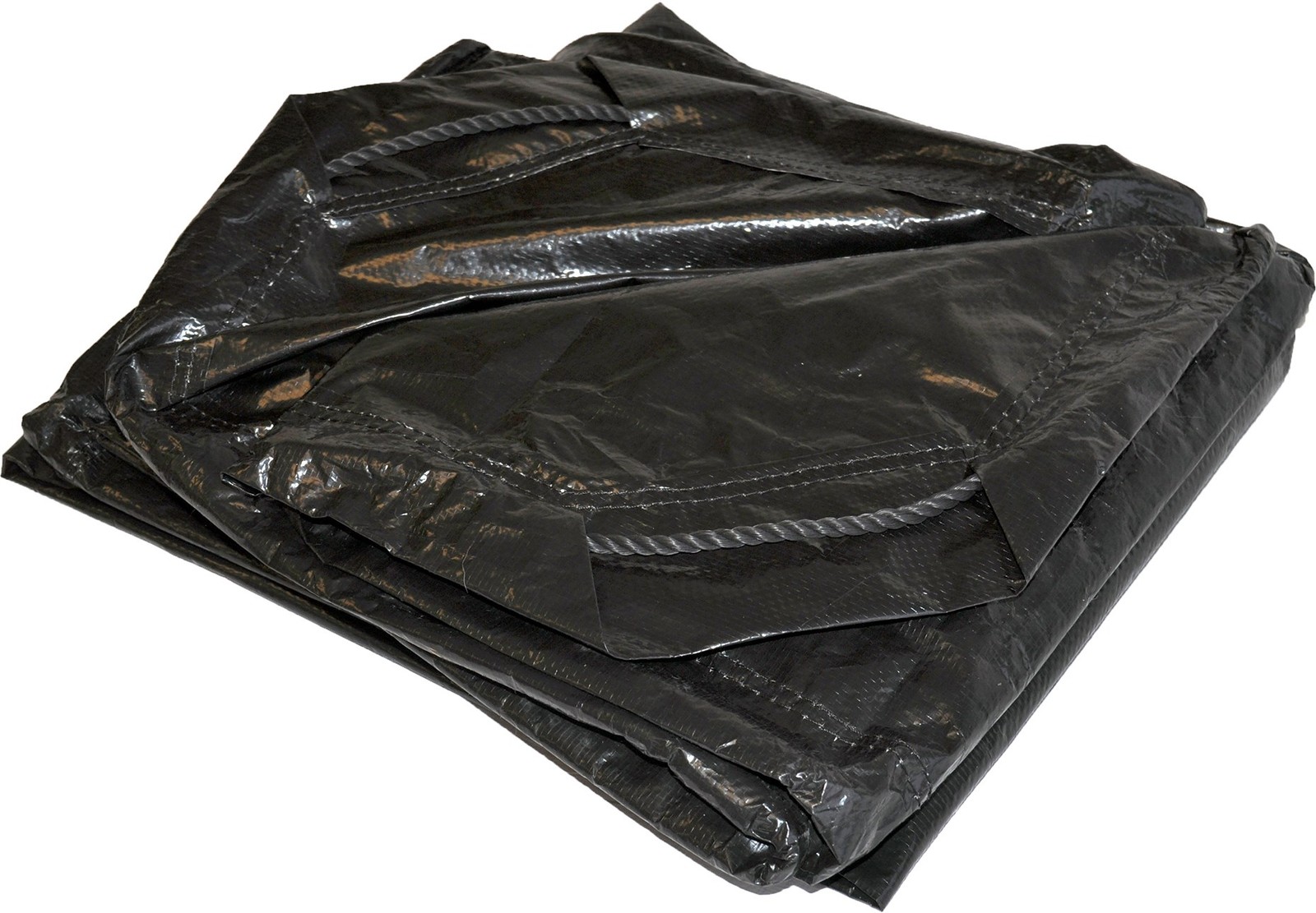 Dry Top 50099 Black Heavy-Duty Polyethylene Tarp 9 W x 9 L ft.