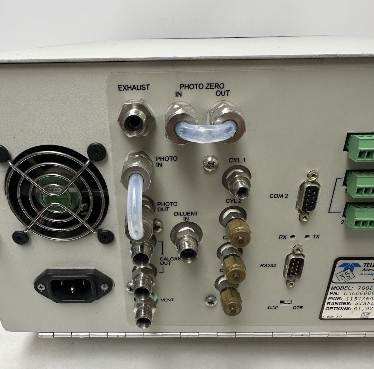 Teledyne Instruments Model 700E Dynamic Dilution Calibrator Opt: 01, 02, 92