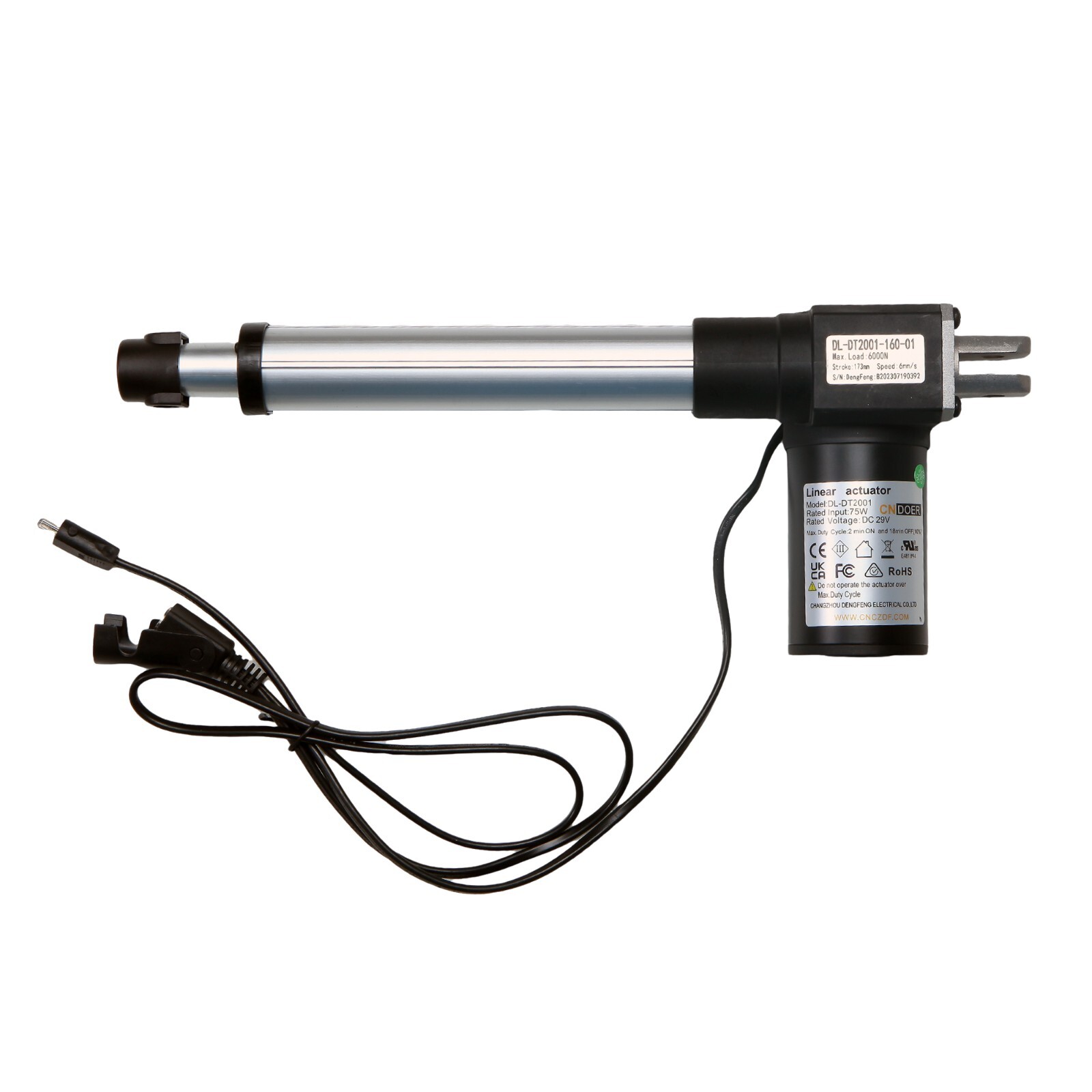 Power Recliner Motor Model DL-DT2001-160-01 Couch Lift Chairs Linear Actuator