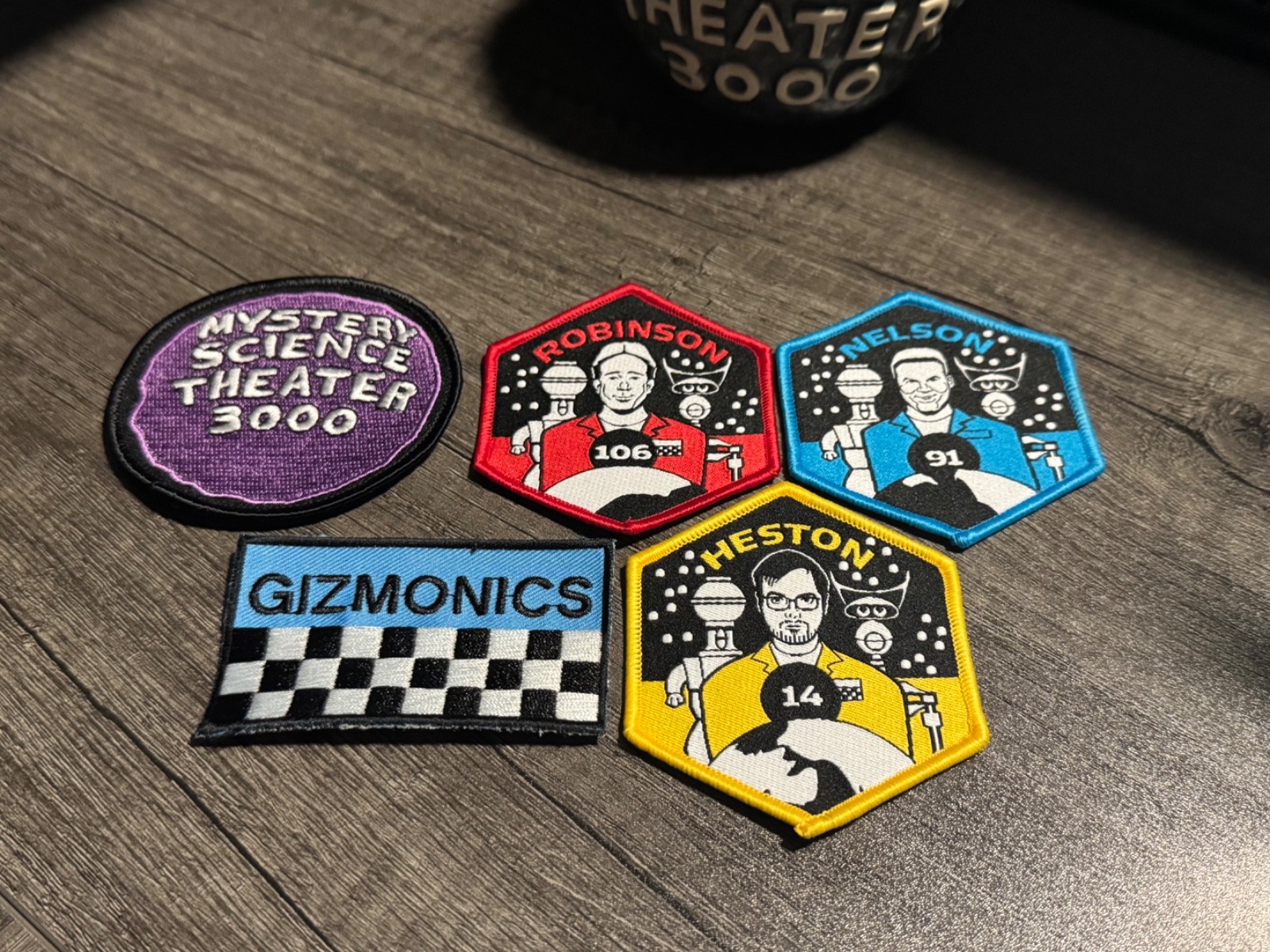 Mystery Science Theater 3000 Kickstarter Exclusive Mission Patch Set - Complete
