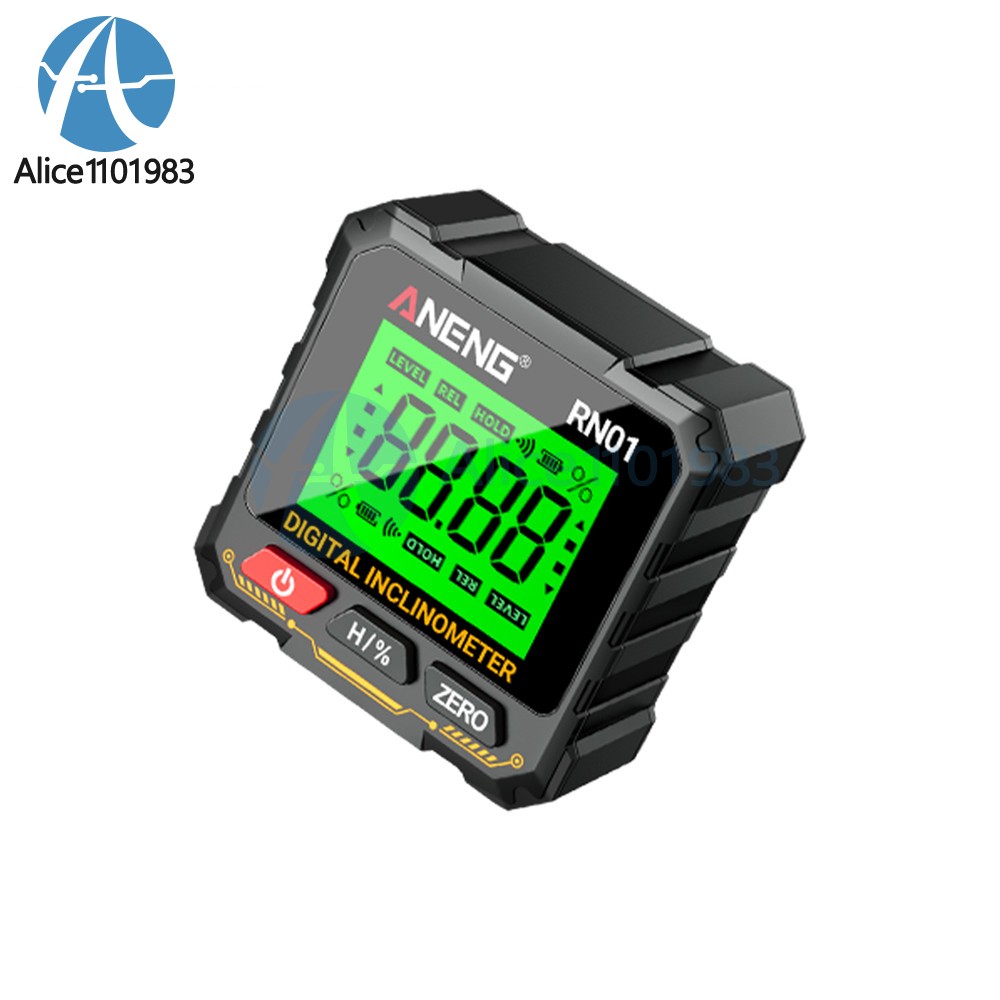 ANENG Magnetic Digital Level Box LCD Angle Finder Protractor Inclinometer Gauge