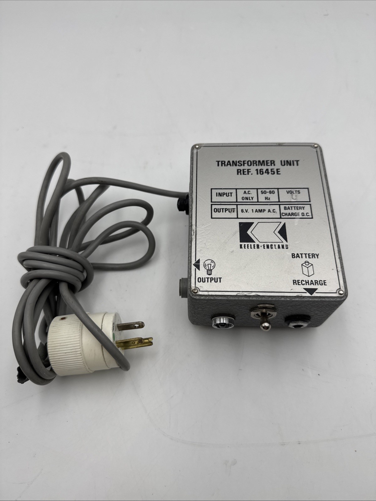 Vintage Keeler England Transformer Unit Ref. 1645E