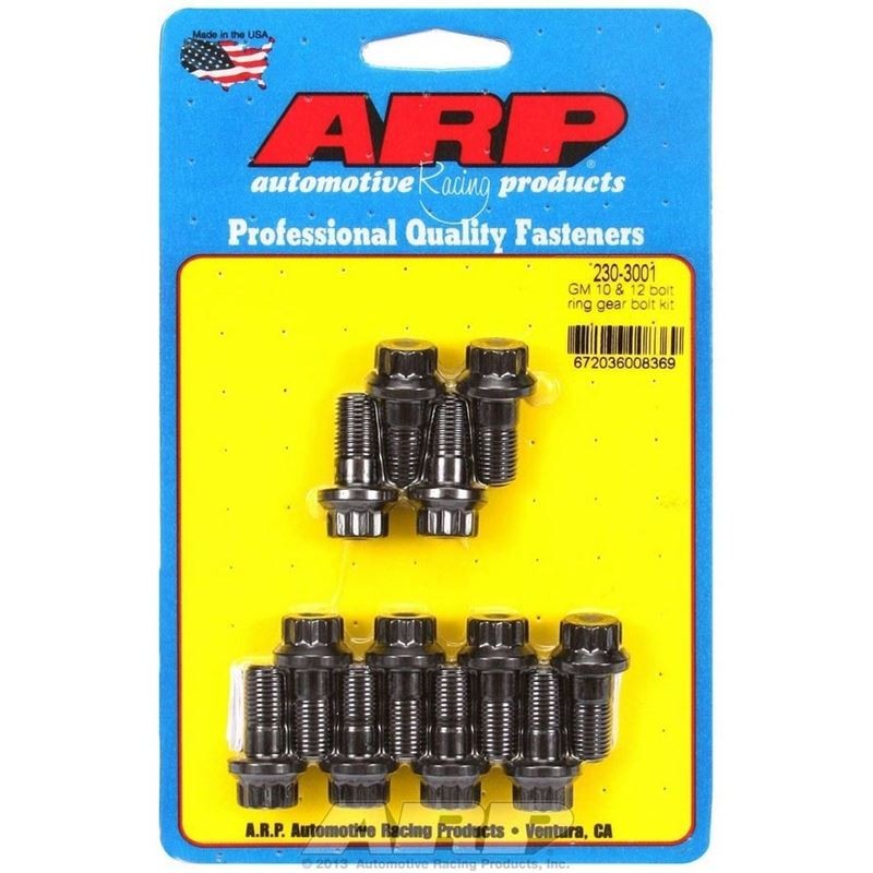 ARP 230-3001 GM 8.2, 8.5, 8.6 in Pro Ring Gear Bolts, 3/8-24 in Thread Set of 12