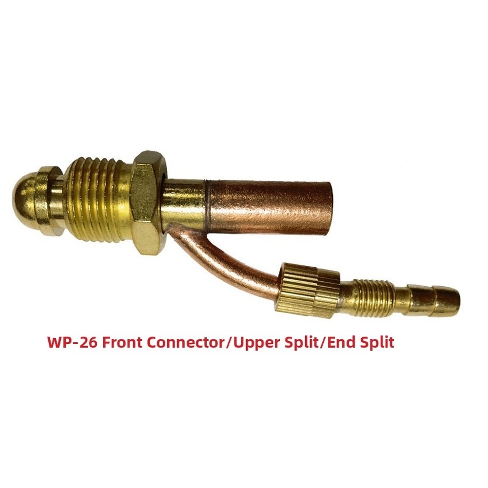 Copper Front Fitting for WP 26 Welding Torch Split Upper End 59mm Long