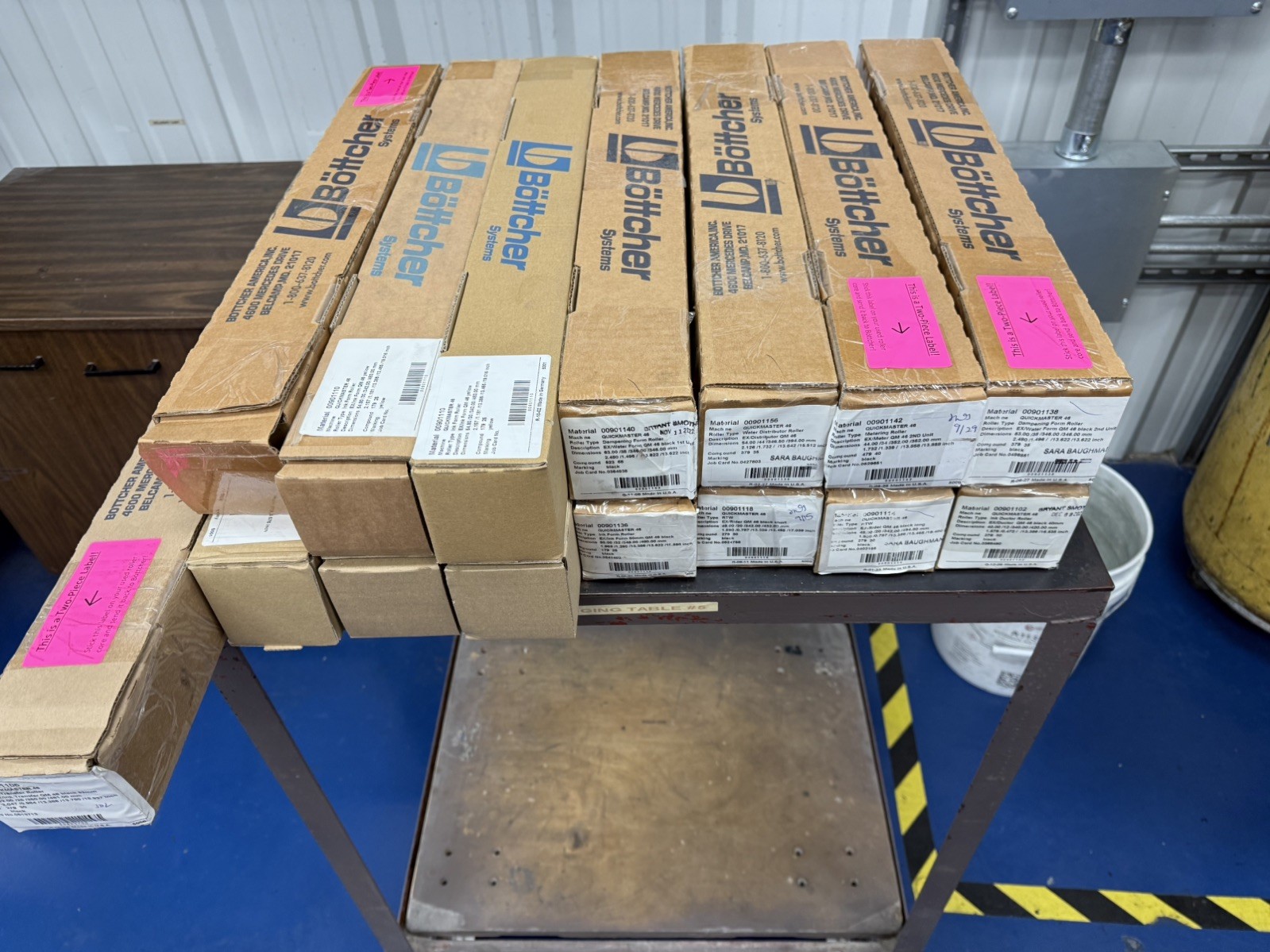HEIDELBERG QM46  15 INK ROLLER KIT For unit 1 & 2