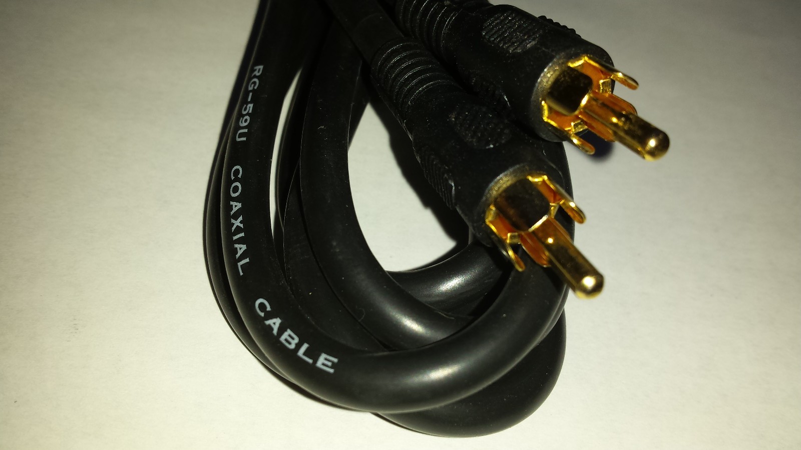 RCA Male To RCA Male 6 Ft Digital Coaxial Cable RG-59 U Audio Video Sub woofer