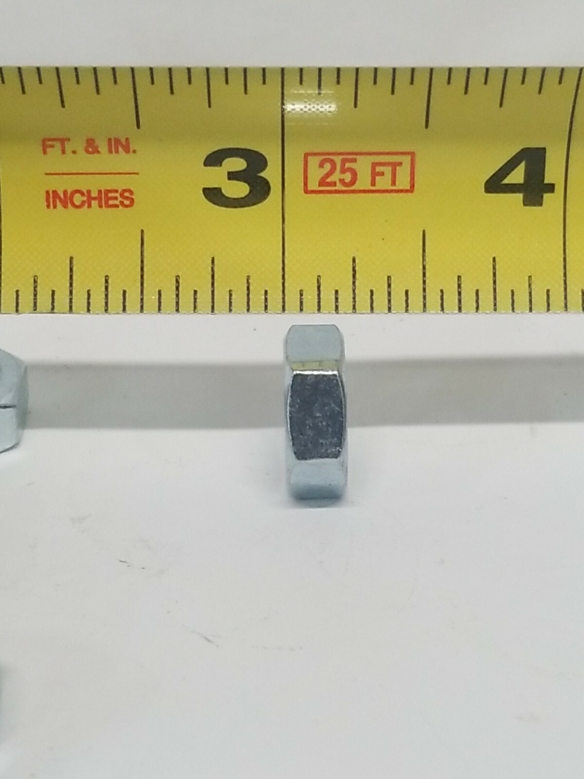 3/8-24 Fine Thread (6)Hex Jam Nut (Left Hand Thread)Gr 5 Zinc. Quality hardware.