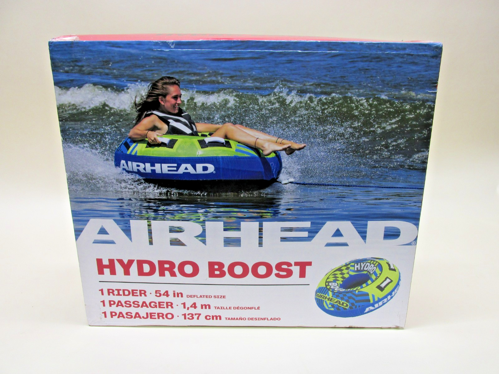 BRAND NEW Airhead Hydro Boost 54 in Towable Tub Ski Water Sports Inflatable