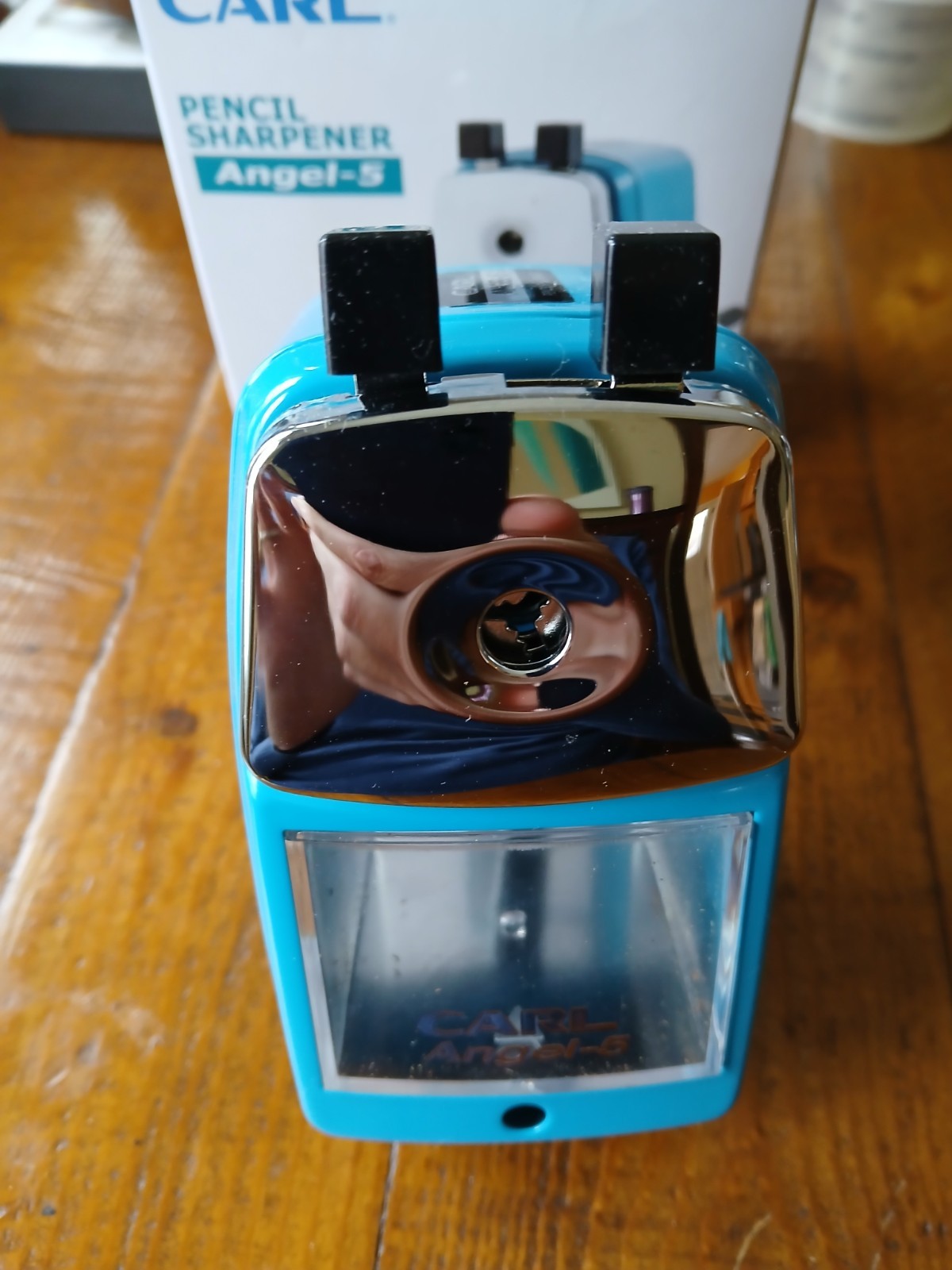 Carl Pencil Sharpener Angel-5 Premium Blue