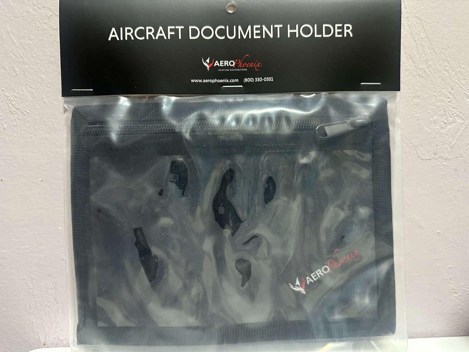 Aircraft Document Holder by AEROPhoenix, Holds Aircraft Registration, Etc.