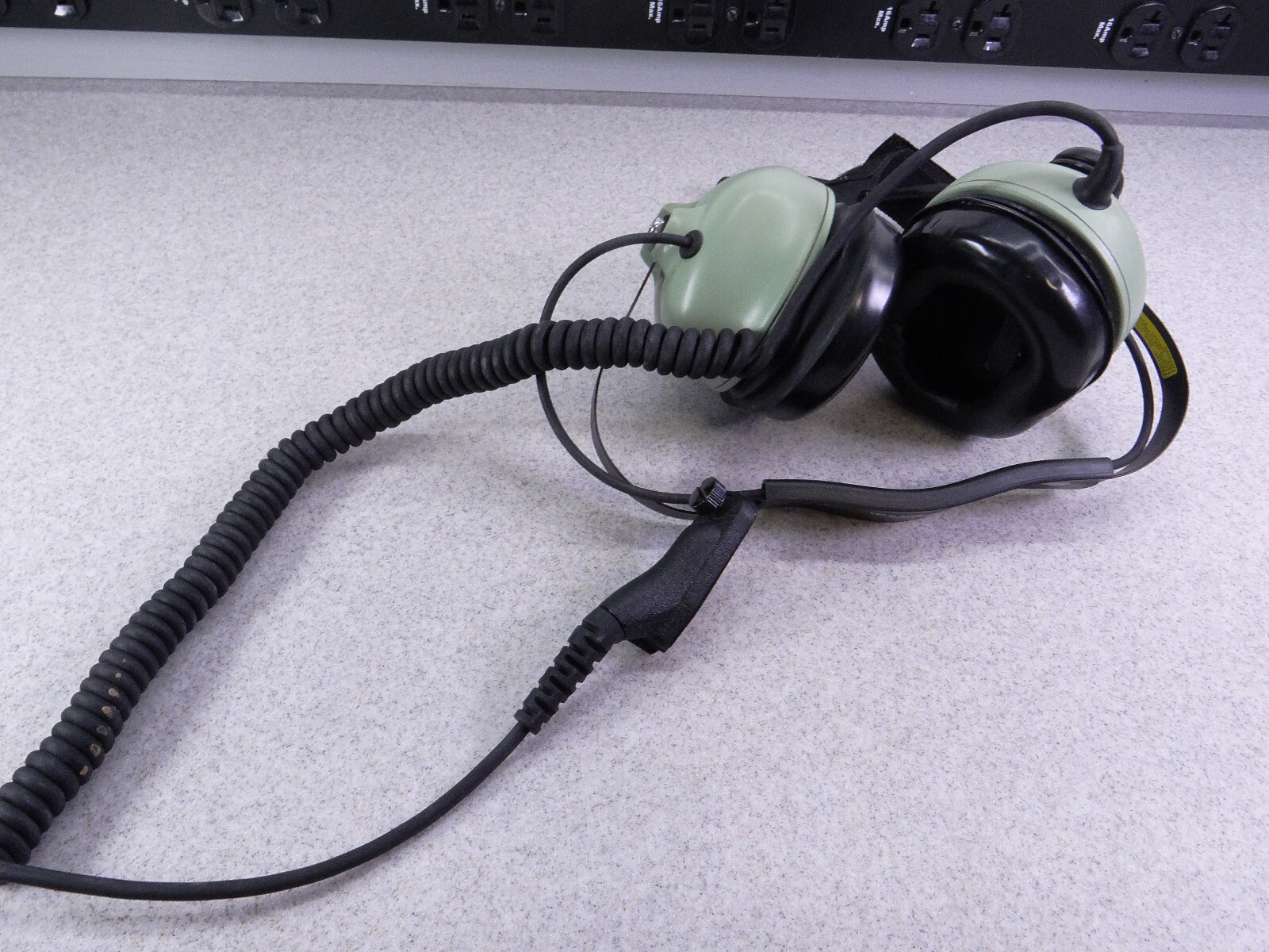 David Clark H6240-35 Radio Direct Headset w/ M-7A microphone
