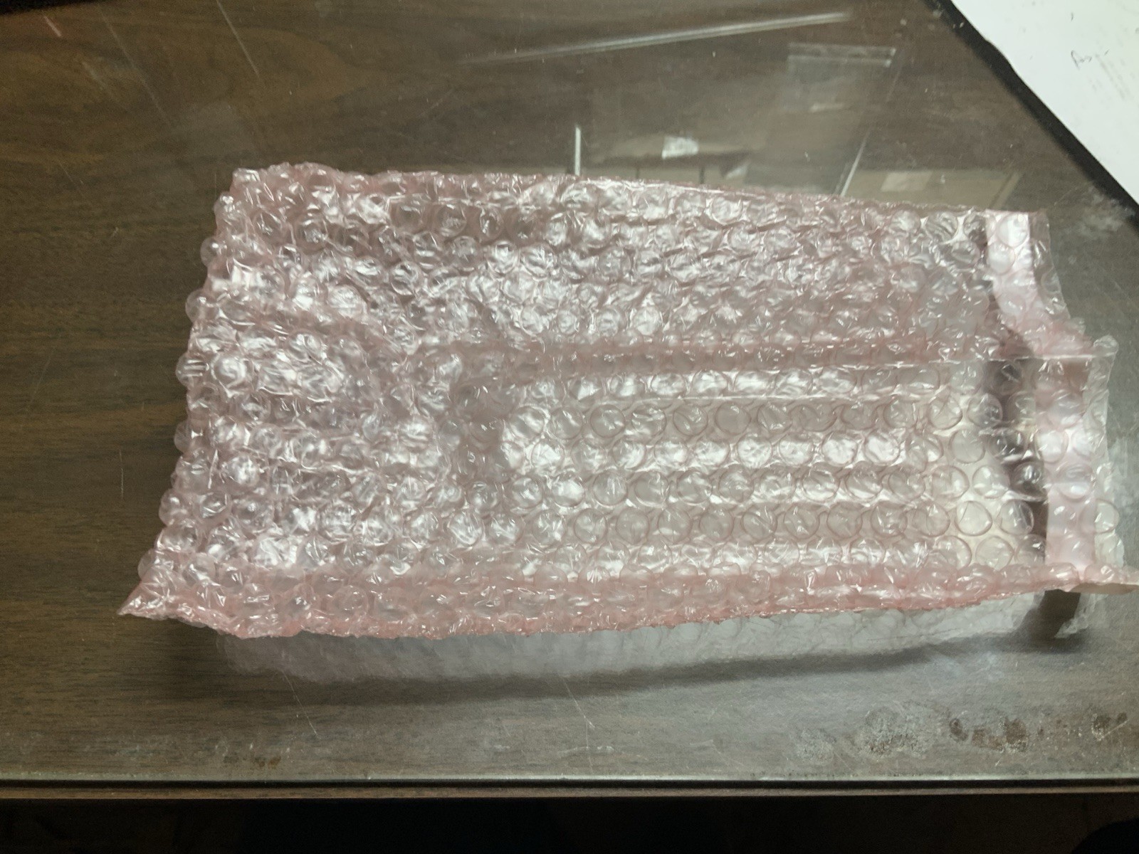 Anti-Static 6 x 8 1/2" Bubble Pouches, Pink 650/Case